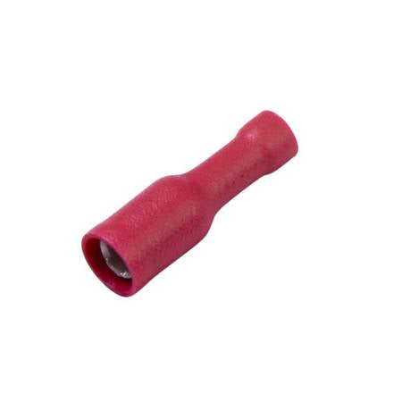 Vinyl-Insulated Butted Seam Barrel Bullet Connectors Female
