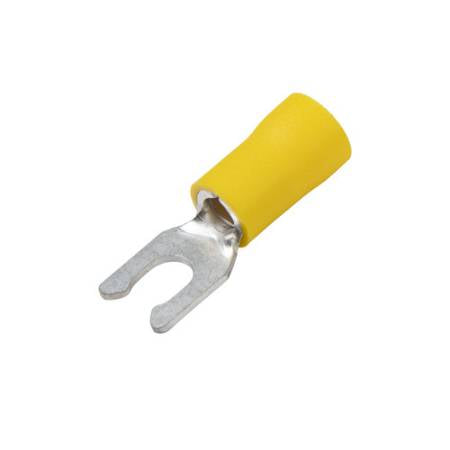 Vinyl-Insulated Locking Spade Terminals 12-10 Ga (100 Pieces)