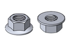 Metric Flange Nuts Class 10.9 Steel Plain Finish