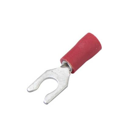 Vinyl-Insulated Locking Spade Terminals 22-18 Ga (100 Pieces)