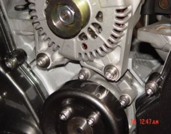 4-Valve Alternator Mounting Bolt Kit