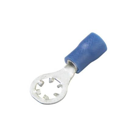 Vinyl-Insulated Star Ring Terminals 16-14 Ga (100 Pieces)