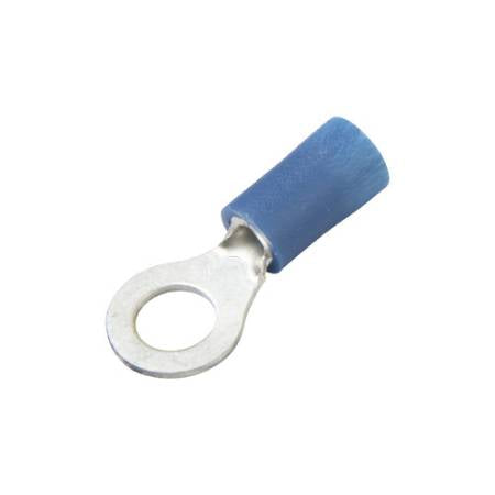 Vinyl-Insulated Butted Seam Ring Terminals 16-14 Ga (100 Pieces)