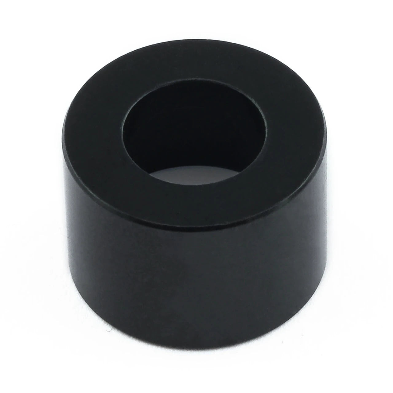 (25 pack needs pricing) Aluminum Spacer Black 3/4" OD x 3/8" ID x Choose Your Length, Round Spacer Unthreaded Standoff Bushing
