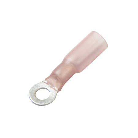 Heat Shrink & Crimp Ring Terminals 22-18 Ga (10 Pieces)