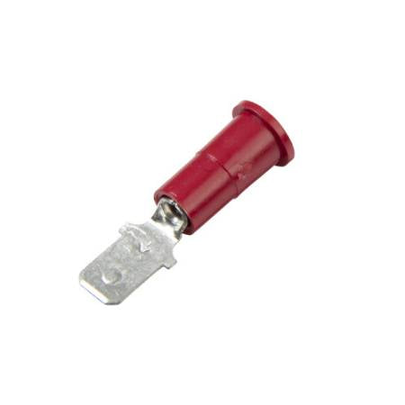 Vinyl-Insulated Funnel Entry Push-On Terminals 22-18 Ga (100 Pieces)