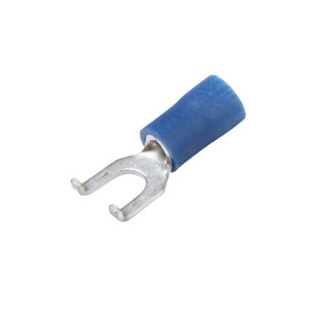 Vinyl-Insulated Flanged Spade Terminals 16-14 Ga (100 Pieces)