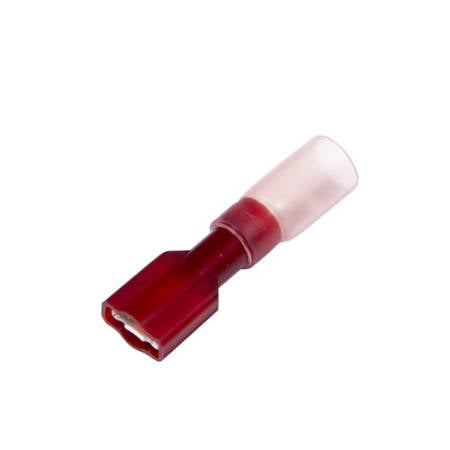 Heat Shrink Push-On Terminals 22-18 Ga (10 Pieces)