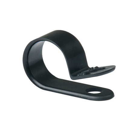 Nylon Cable Clamps - 1/2" Wide, Black & Natural (Pack of 100)