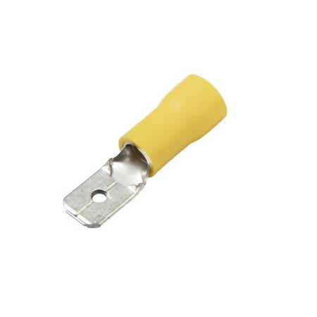 Vinyl-Insulated Push-On Terminals 12-10 Ga (100 Pieces)