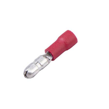 Vinyl-Insulated Butted Seam Barrel Bullet Connectors Male