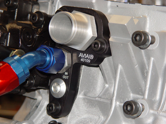 Ford Billet Aluminum Remote Oil Filter Block Adapter W/ Hardware