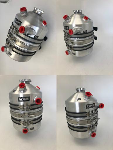 3.0 Gal 9" x 17" Dry Sump Tank Assembly