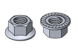 Metric Flange Nuts Serrated Stainless Steel 18-8 (A-2)