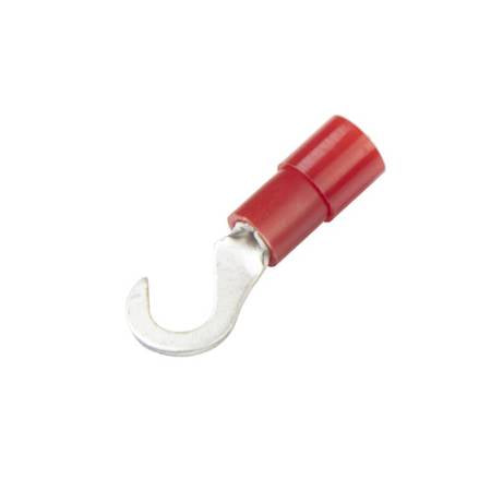 Nylon-Insulated Hook Terminals 22-18 Ga (100 Pieces)